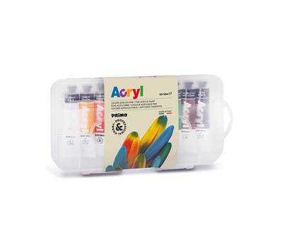 Colori a olio e acrilici - 18 ml - colori assortiti - astuccio 10 colori - Primo - 405TA10SP - 8006919004056 - DMwebShop
