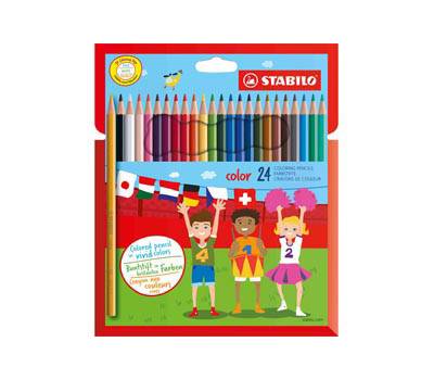 Pastelli Color diametro mina 2 - 5 mm astuccio 24 pezzi Stabilo - 10966 Pastelli Color diametro mina 2 - 5 mm astuccio 24 pezzi Stabilo - 10966