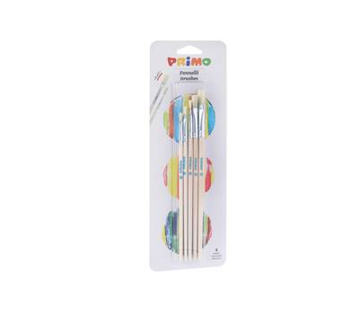 Pennelli e portapennelli piatti blister 5 pezzi - 11243