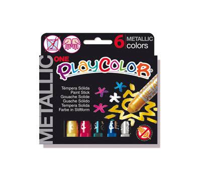 Tempera solida in stick Playcolor 10gr colori assortiti - 10377