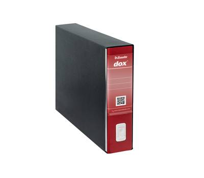 Registratore 10 - dorso 8 cm - 46 x 31,5 cm - rosso - Esselte - Dox - 000213B1 - 8004389043766 - DMwebShop