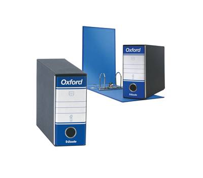 Registratore Oxford G81 - dorso 8 cm - memorandum 23 x 18 cm - blu - conf. 6 pezzi - Esselte - 390781050 - 8004157741054 - DMwebShop