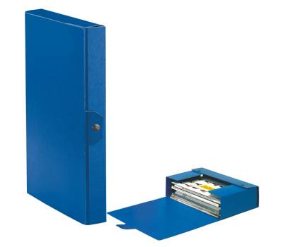 Scatola progetto Eurobox - dorso 4 cm - 25 x 35 cm - blu - conf. 5 pezzi - Esselte - 390324050 - 8004157324059 - DMwebShop