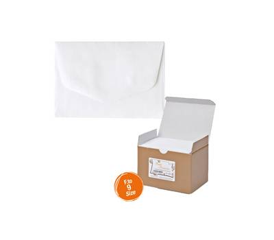 Scatola 100 buste bianche - Bristol - bianco - 90 x 140 mm - Rex Sadoch - 8209 - 8004999820900 - DMwebShop
