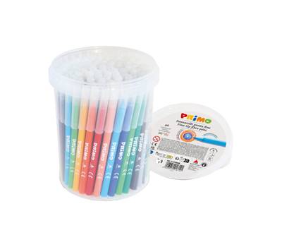 Pennarelli punta fine - colori assortiti - secchiello 96 pezzi - Primo - 614PEN96B - 8006919016141 - DMwebShop