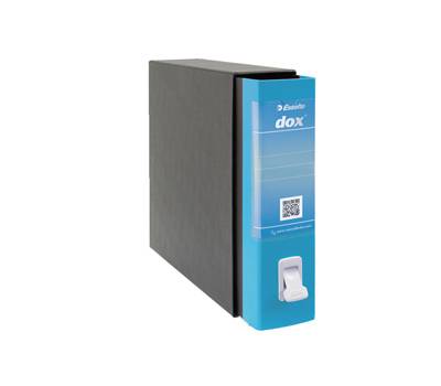 Registratore Dox 2 - dorso 8 cm - protocollo - 23 x 34 cm - azzurro capri - Esselte - Dox - D26201 - 5028252441735 - DMwebShop