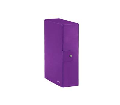 Scatola progetto WOW - dorso 10 cm - viola metallizzato - conf. 5 pezzi - Leitz - 39680062 - 4002432109807 - DMwebShop