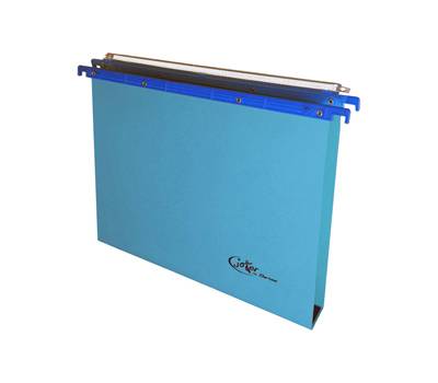 Cartella sospesa Joker - cassetto - interasse 39 cm - fondo U 3 cm - 37 x 25 cm - blu - conf. 25 pezzi - Bertesi - 400/395 Link 3-A3 - 8058983261620 - DMwebShop