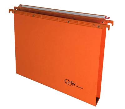 Cartella sospesa Joker - cassetto - interasse 39 cm - fondo U 3 cm - 37 x 25 cm - arancio - conf. 25 pezzi - Bertesi - 400/395 Link 3-A2 - 8058983261613 - DMwebShop