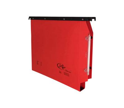 Cartella sospesa Joker - armadio - interasse 33 cm - fondo U 3 cm - 32,6 x 28 cm - rosso - conf. 25 pezzi - Bertesi - 414F Link 3-A4 - 8058983262009 - DMwebShop