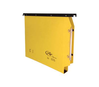 Cartella sospesa Joker - armadio - interasse 33 cm - fondo U 3 cm - 32,6 x 28 cm - giallo - conf. 25 pezzi - Bertesi - 414F Link 3-A5 - 8058983262016 - DMwebShop