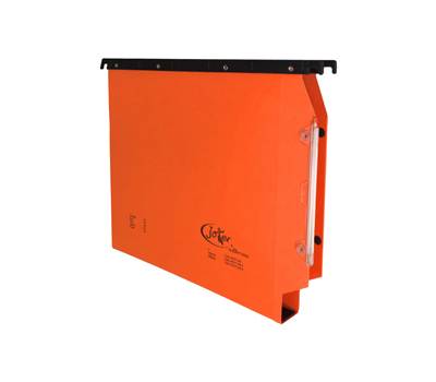 Cartella sospesa Joker - armadio - interasse 33 cm - fondo U 3 cm - 32,6 x 28 cm - arancio - conf. 25 pezzi - Bertesi - 414F Link 3-A2 - 8058983261989 - DMwebShop