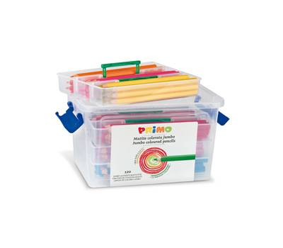 Matite colorate Jumbo diametro mina 5,5 mm 12 colori astuccio 120 pezzi - 11038