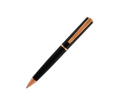 Penna a sfera Linea Impressa punta M nero rosegold - 12723