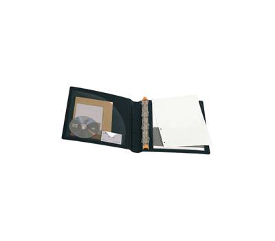 Raccoglitore Exabinder Exactive 4 anelli a D 30 mm 29,7x24,2 cm PPL nero - 12432