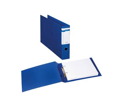 Raccoglitore Stelvio F 2 anelli a D 40 mm dorso 6 cm 30 x 22 cm album blu Sei Rota 37404307 - 12415