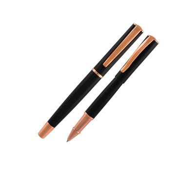 Roller Linea Impressa punta M nero rosegold Monteverde J029866 - 12764