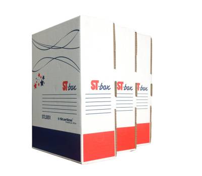 Scatola archivio ST-box - formato utile 25 x 33 x 10 cm - bianco - conf. 25 pezzi - Starline - 8010.1603 - 8025133024886 - DMwebShop