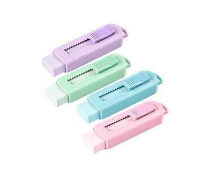 Gomma a scorrimento Eraser - involucro colori pastello assortiti - conf. 12 pezzi - Staedtler - 525 PS1P-S - 4007817049914 - DMwebShop