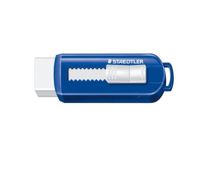 Gomma a scorrimento Eraser - involucro blu - conf. 12 pezzi - Staedtler - 525 PS1 - 4007817525166 - DMwebShop