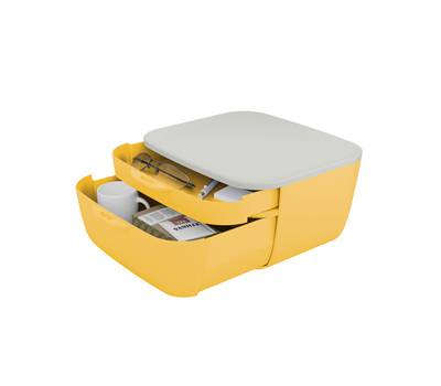 Cassettiera Cosy - 2 scomparti - giallo - Leitz - 53570019 - 4002432124756 - DMwebShop