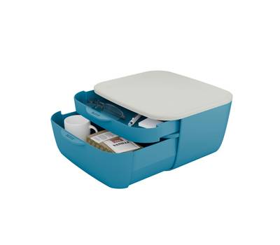Cassettiera Cosy - 2 scomparti - blu - Leitz - 53570061 - 4002432124763 - DMwebShop