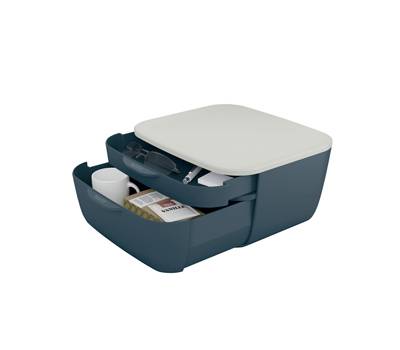 Cassettiera Cosy - 2 scomparti - grigio - Leitz - 53570089 - 4002432124770 - DMwebShop