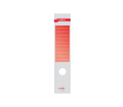Copridorso CDR S - carta autoadesiva - 7 x 34,5 cm - rosso - conf. 10 pezzi - Sei Rota - 58012612 - 8004972008905 - DMwebShop