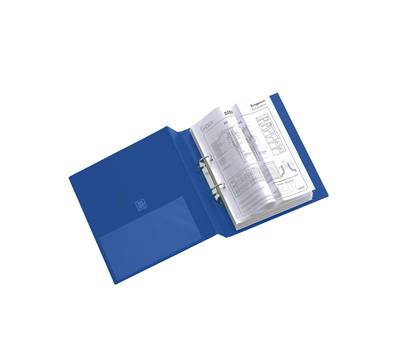 Raccoglitore Stelvio - 2 anelli quadri 65 mm - dorso 9 cm - f.to utile 22 x 30 cm - blu - Sei Rota - 35654207 - 8004972003412 - DMwebShop