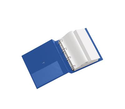 Raccoglitore Stelvio - 4 anelli tondi 30 mm - dorso 3,5 cm - f.to utile 22 x 30 cm - blu - Sei Rota - 36304407 - 8004972003863 - DMwebShop