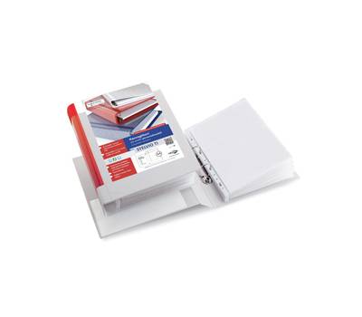 Raccoglitore personalizzabile Stelvio TI - 2 anelli a D 50 mm - dorso 7,5 cm - 22 x 30 cm - bianco - Sei Rota - 35504601 - 8004972012407 - DMwebShop