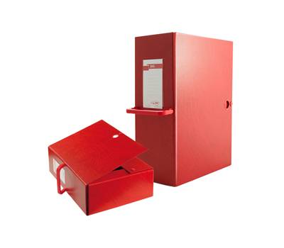 Scatola archivio Big 200 - con maniglia - dorso 20 cm - 25 x 35 cm - rosso - Sei Rota - 68002012 - 8004972012087 - DMwebShop