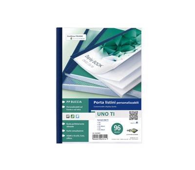 Portalistini personalizzabile Uno TI - 22 x 30 cm - 96 buste - blu - Sei Rota - 55229607 - 8004972007014 - DMwebShop