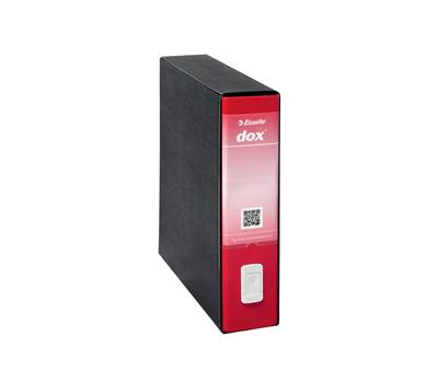 Registratore 9 - dorso 8 cm - 35 x 31,5 cm - rosso - Esselte - Dox - 000212B1 - 5028252424127 - DMwebShop
