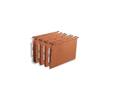 Cartella sospesa - armadio Ultimate - interasse 33 cm - fondo V - 32,5 x 27,5 cm - avana - conf. 25 pezzi - Elba - 100330473 - 29698A - DMwebShop