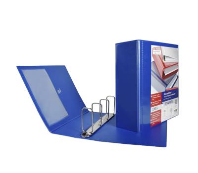 Raccoglitore personalizzabile Stelvio TI - 4 anelli quadri 65 mm - dorso 9 cm - f.to utile 22 x 30 cm - blu - Sei Rota - 36654137 - 8004972004365 - DMwebShop