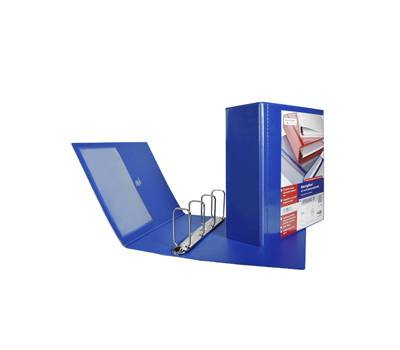 Raccoglitore personalizzabile Stelvio TI - 4 anelli quadri 65 mm - dorso 9 cm - f.to utile 22 x 30 cm - blu - Sei Rota - 36654137 - 8004972004365 - DMwebShop