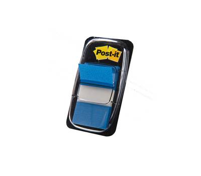 Segnapagina Index Medium - 25,4 x 43,2 mm - blu - conf. 50 pezzi - Post-it - 7100089834 - 21200706899 - DMwebShop