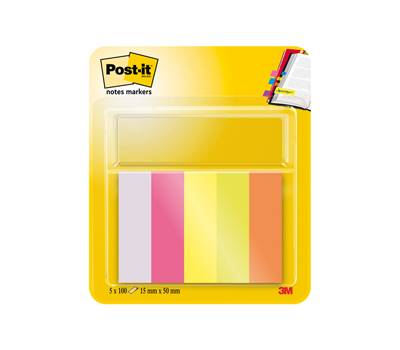Segnapagina in carta - 15 x 50 mm - 5 colori Neon - conf. 500 pezzi - Post-it - 7100172770 - 3134375317160 - DMwebShop Segnapagina in carta - 15 x 50 mm - 5 colori Neon - conf. 500 pezzi - Post-it - 7100172770 - 3134375317160 - DMwebShop