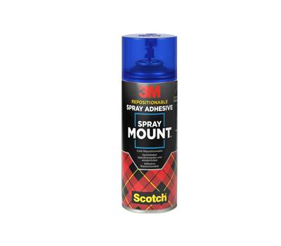 Adesivo Spray Mount riposizionabile - 400 ml - trasparente - 3M - 58952 - 7100296969 - 5900422002710 - DMwebShop