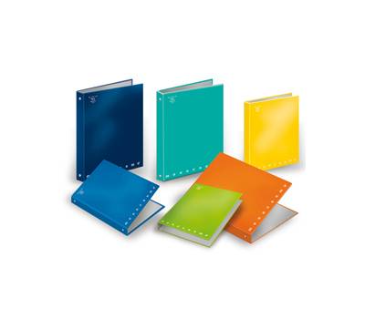 Raccoglitore Monocromo - A5 - 4 anelli tondi 25 mm - dorso 3 cm - 18,5x22 cm - colori assortiti - conf. 5 pezzi - Pigna - 001314925 - 8005235156661 - DMwebShop