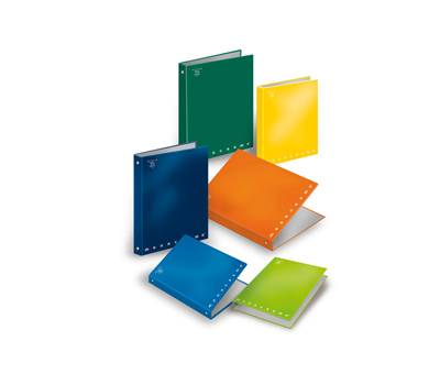 Raccoglitore Monocromo - 4 anelli tondi 30 mm - 26 x 32 cm - dorso 4 cm - colori assortiti - conf. 5 pezzi - Pigna - 001196330 - 8005235155244 - DMwebShop