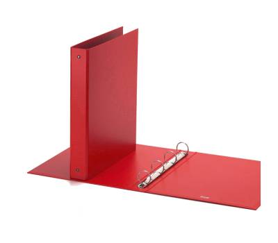 Raccoglitore Europa - 4 anelli tondi 30 mm - dorso 4 cm - f.to utile 22 x 30 cm - rosso - Favorit - 400051156 - 8006779037454 - DMwebShop