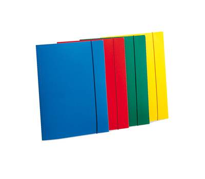 Cartellina con elastico - PPL - 3 lembi - 25,5 x 35,5 cm - azzurro - conf. 10 pezzi - Fellowes - U110-AZ - 8015687007367 - DMwebShop