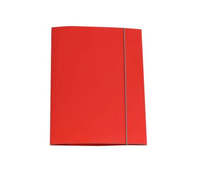 Cartellina con elastico - cartone plastificato - 3 lembi - 25 x 34 cm - rosso - conf. 10 pezzi - Cart. Garda - CG0032LBXXXAE02 - 8001182005359 - DMwebShop