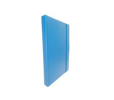 Cartella progetto con elastico - 24 x 35 cm - dorso 3 cm - azzurro - conf. 10 pezzi - Fellowes - U140-AZ - 8015687000405 - DMwebShop