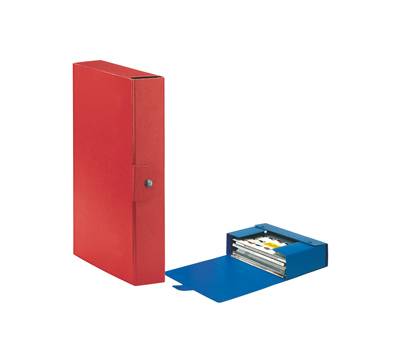 Scatola progetto Eurobox - dorso 6 cm - 25 x 35 cm - rosso - conf. 5 pezzi - Esselte - 390326160 - 48347A - DMwebShop