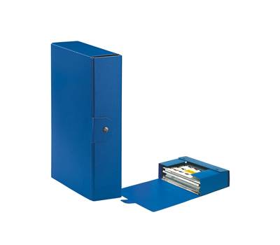 Scatola progetto Eurobox - dorso 8 cm - 25 x 35 cm - blu - conf. 5 pezzi - Esselte - 390328050 - 48349A - DMwebShop