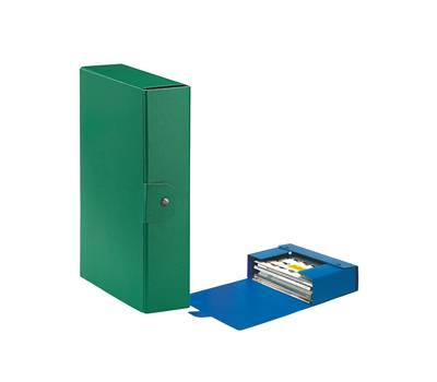 Scatola progetto Eurobox - dorso 8 cm - 25 x 35 cm - verde - conf. 5 pezzi - Esselte - 390328180 - 48352A - DMwebShop