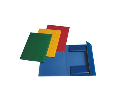 Cartellina con elastico - cartoncino plastificato - 3 lembi - 550 gr - 25 x 35 cm - blu - conf. 5 pezzi - Esselte - 390346050 - 8004157000052 - DMwebShop